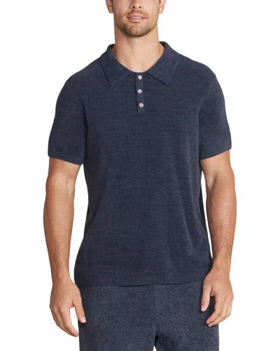 Barefoot Dreams Polo Shirt In Blue