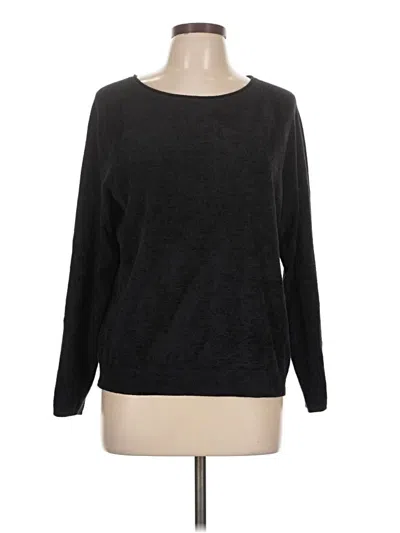 Pre-owned Barefoot Dreams Pullover Sweater In Black