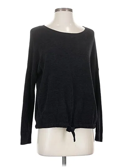 Pre-owned Barefoot Dreams Pullover Sweater In Black