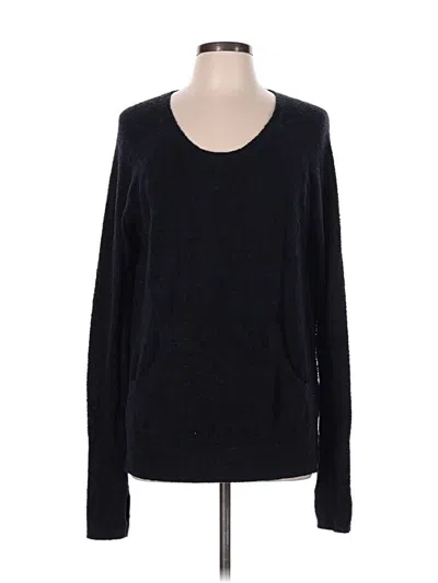 Pre-owned Barefoot Dreams Pullover Sweater In Black