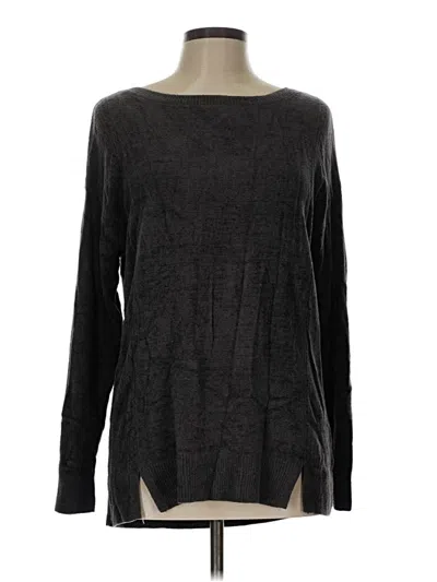Pre-owned Barefoot Dreams Pullover Sweater In Gray