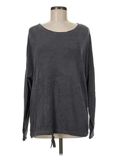 Pre-owned Barefoot Dreams Pullover Sweater In Gray