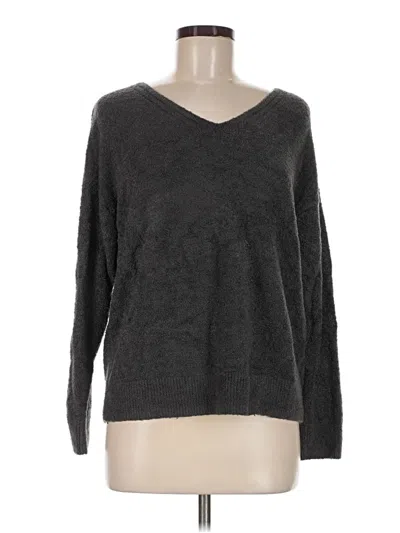 Pre-owned Barefoot Dreams Pullover Sweater In Gray