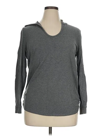 Pre-owned Barefoot Dreams Pullover Sweater In Gray