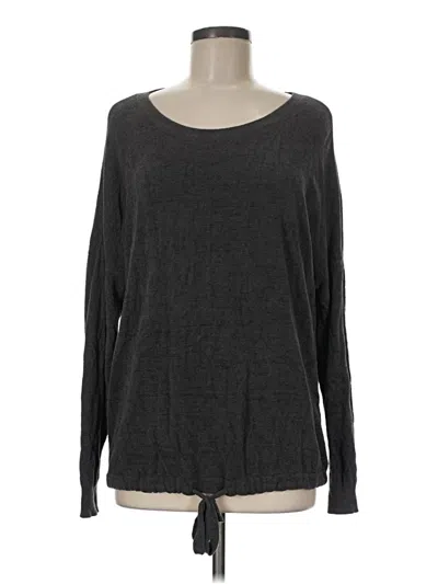 Pre-owned Barefoot Dreams Pullover Sweater In Gray