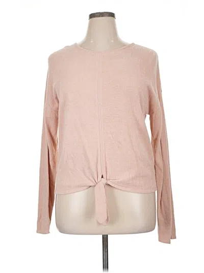 Pre-owned Barefoot Dreams Pullover Sweater In Pink