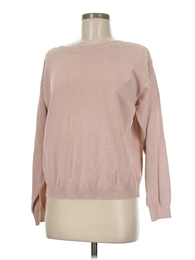 Pre-owned Barefoot Dreams Pullover Sweater In Pink