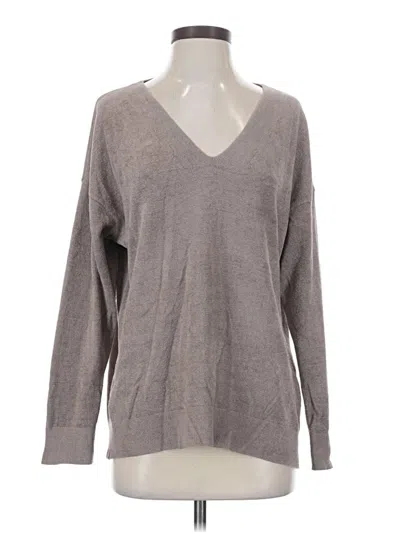 Pre-owned Barefoot Dreams Pullover Sweater In Tan