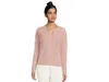 Barefoot Dreams Pullover With Back Tie In Pink