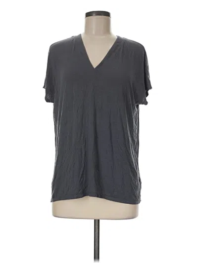 Pre-owned Barefoot Dreams Short Sleeve T-shirt In Gray