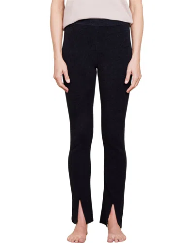 Barefoot Dreams Slim Slit Pant In Black