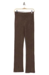 Barefoot Dreams Cozychic Ultra Lite Front Slit Pant In Brown