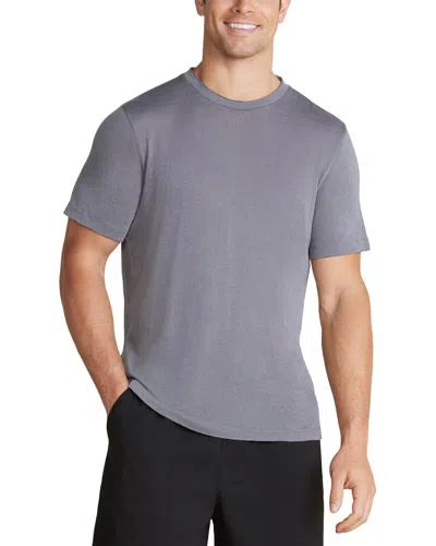 Barefoot Dreams Slub Burnout T-shirt In Black