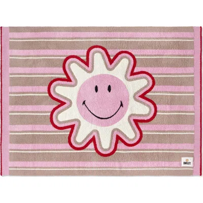 Barefoot Dreams Smiley Stripe Cozychic® Throw Blanket In Multi