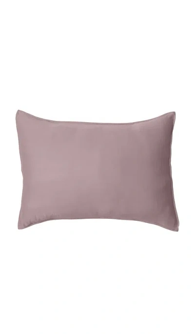 Barefoot Dreams Standard Washed Bamboo Fitted Pillowcase Set In Terra
