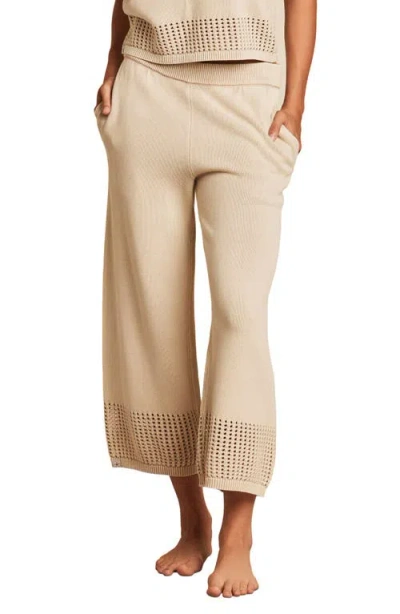 Barefoot Dreams Sun Bleached Ankle Pajama Pants In Stone