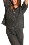 BAREFOOT DREAMS BAREFOOT DREAMS SUN BLEACHED COTTON PAJAMA SHIRT