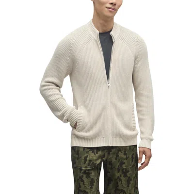 Barefoot Dreams Sunbleach Zip Up Cardigan In Brown