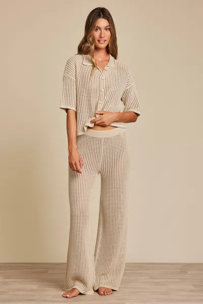 Barefoot Dreams Sunbleached Pant In Stone