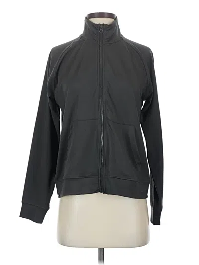 Pre-owned Barefoot Dreams Track Jacket In Gray