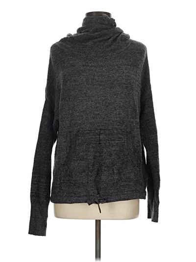 Pre-owned Barefoot Dreams Turtleneck Sweater In Gray