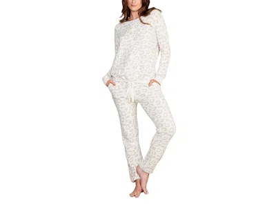 Barefoot Dreams Ultra Lite Barefoot In The Wild Track Pants In Multi