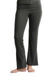 Barefoot Dreams Ultra Lite® Rib Foldover Waist Flare Pants In Green