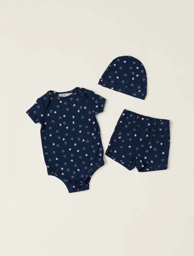 Barefoot Dreams Ultra Soft Rib Baby Set In Blue