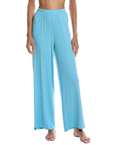 Barefoot Dreams Ultra Soft Rib Patch Pocket Pant In Blue