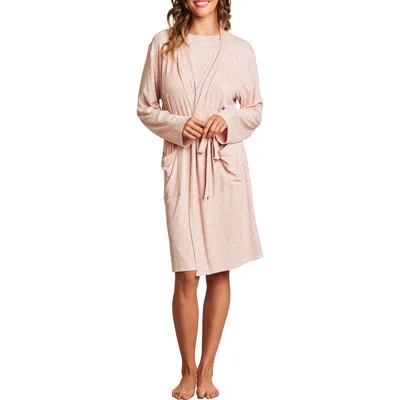 Barefoot Dreams Ultra Soft Rib Robe In Neutral