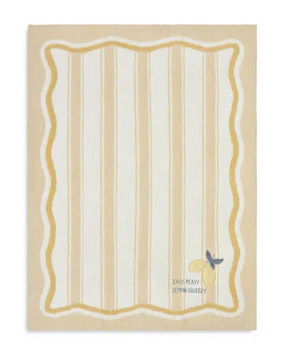 BAREFOOT DREAMS UNISEX COZYCHIC LEMON STROLLER BLANKET - BABY, TODDLER