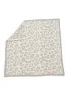 Barefoot Dreams Cozychic® Leopard Stroller Blanket In Stone/cream