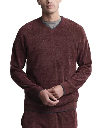 Barefoot Dreams V-neck Shirt In Purple
