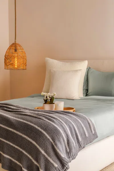 Barefoot Dreams Washed Bamboo Duvet Cover In Gray