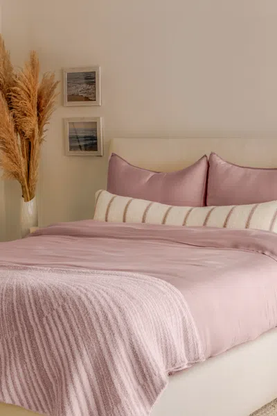 Barefoot Dreams Washed Bamboo Duvet Cover In Terra