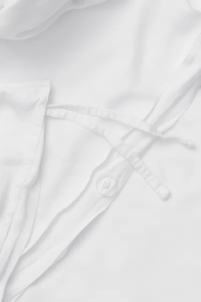 Barefoot Dreams Washed Bamboo Duvet Cover In White