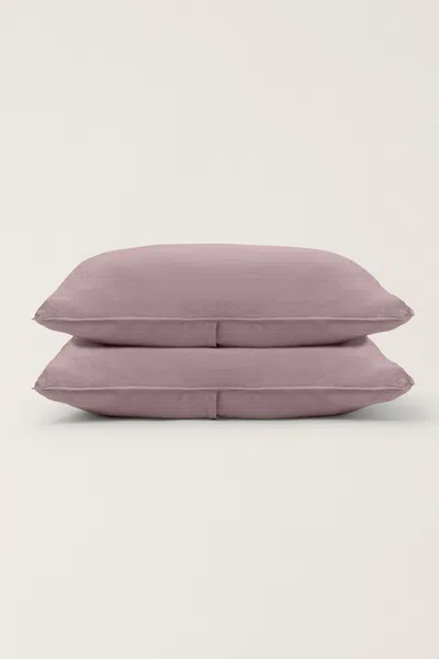 Barefoot Dreams Washed Bamboo Fitted Pillowcase Set In Terra