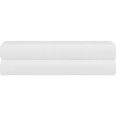 Barefoot Dreams Washed Fitted Sheet In White