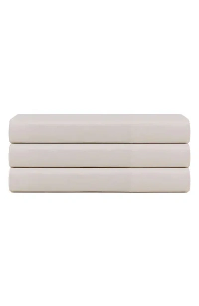 Barefoot Dreams Washed Flat Sheet In Nude