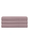 Barefoot Dreams Washed Flat Sheet In Pink