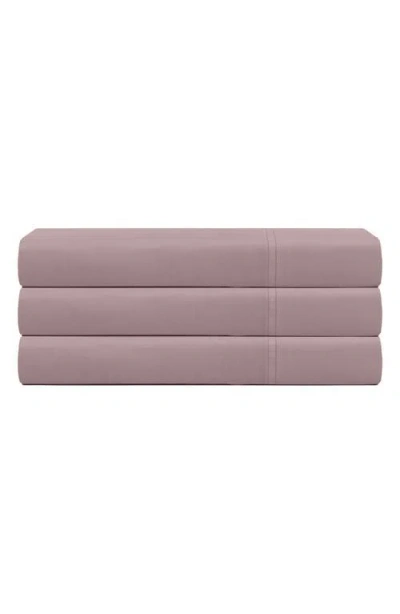 Barefoot Dreams Washed Flat Sheet In Pink