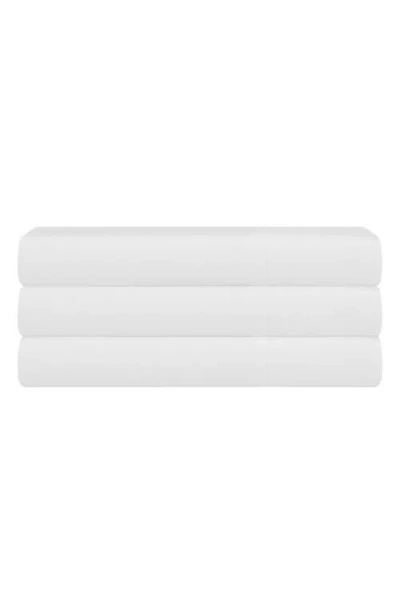 Barefoot Dreams Washed Flat Sheet In White