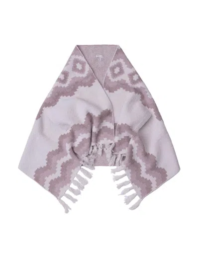 Barefoot Dreams Women's Cozychic Mosaic Fringe-trimmed Wrap In Multi