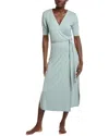 Barefoot Dreams Wrap Dress In Green
