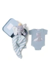 Barefoot Dreams ® X Disney® Dumbo Cozychic Ultra Lite™ Bodysuit, Blanket Buddy & Keepsake Luggage Box In Glacier Blue Multi