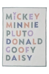 Barefoot Dreams X Disney Mickey & Friends Cozychic® Stroller Blanket In Cream Multi