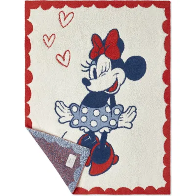 Barefoot Dreams X Disney® Minnie Mouse Cozychic® Love Stroller Blanket In Multi