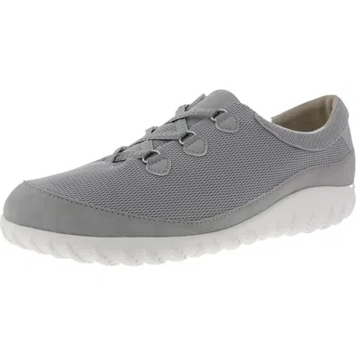 Barefoot Freedom Shine Womens Lace-up Flats Casual And Fashion Sneakers In Grey