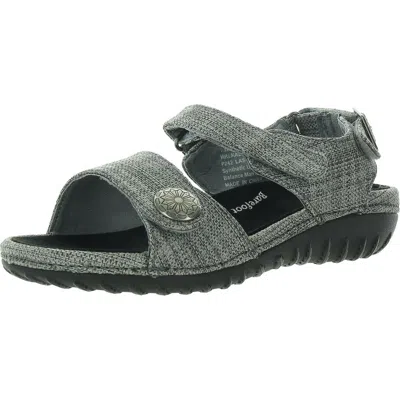 Barefoot Freedom Walkabout Womens Leather Slingback Flat Sandals In Multi