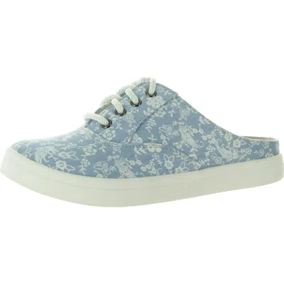 Barefoot Freedom Womens Floral Print Synthetic Casual And Fashion Sneakers In Multi